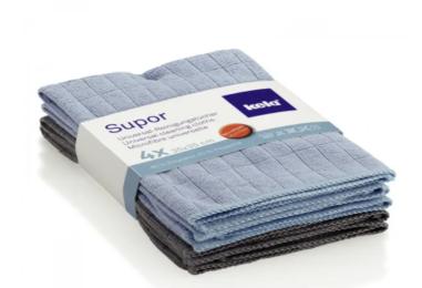 Набір кухонних рушників KELA Supor 12730 35х35 см, 4 шт