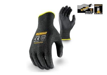 Рукавички робочі DEWALT DPG800L Black Yellow (універсальні з чутливістю до сенсорного екрану)