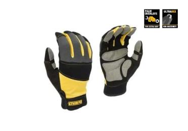 Рукавички робочі DEWALT DPG215L Black Yellow (універсальні, з додатковими накладками ToughGrip)