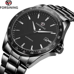 Наручний годинник Forsining 8294 Black Steel (1059-0338)
