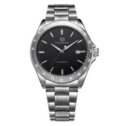 Наручний годинник Forsining 8294 Silver-Black Steel (1059-0341)