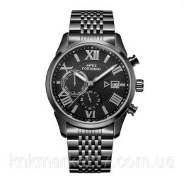 Наручний годинник Forsining 8304 AII Black Steel (1059-0349)