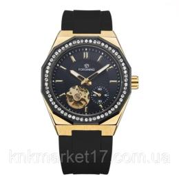 Наручний годинник Forsining 831 Black-Gold-Black (1059-0361)