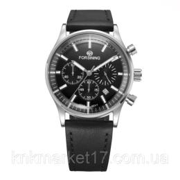 Наручний годинник Forsining 831 Black-Silver (1059-0346)