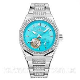 Наручний годинник Forsining 831 Silver-Blue Steel (1059-0359)