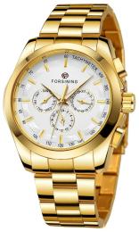 Наручний годинник Forsining 6917 Gold-White (1059-0132)