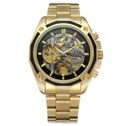 Наручний годинник Forsining 8130 Gold-Black (1059-0004)