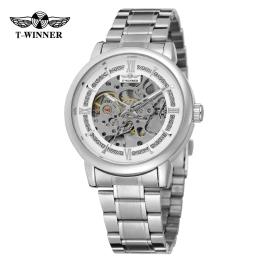 Наручний годинник Forsining 8173 Silver-White Steel (1059-0233)