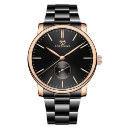 Наручний годинник Forsining 8214 Black-Cuprum (1059-0096)