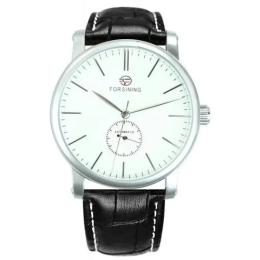 Наручний годинник Forsining 8214 Silver-White-Black (1059-0038)