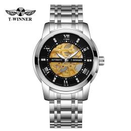 Наручний годинник Forsining 8241 Silver-Black (1059-0266)
