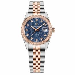 Наручний годинник Pagani Design PD-1794L Silver-Rose Gold-Blue (1138-0249)