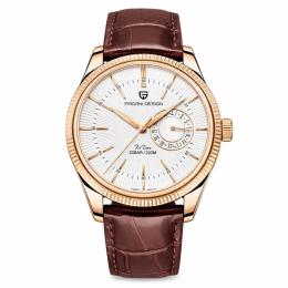 Наручний годинник Pagani Design PD-1689 Gold-White-Brown (1138-0142)