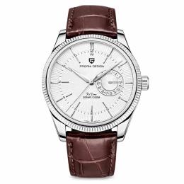Наручний годинник Pagani Design PD-1689 Silver-White-Brown (1138-0141)