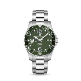 Наручний годинник Pagani Design PD-1702 Silver-Green (1138-0267)