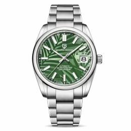 Наручний годинник Pagani Design PD-1715 Silver-Green (1138-0077)