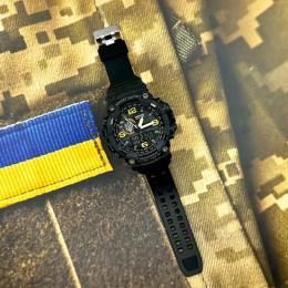 Наручний годинник Patriot 002BKUASI Тризуб срібло + Коробка Black (1201-0078)