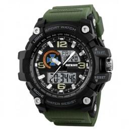 Наручний годинник Patriot 012AGSBU СБУ + Коробка. Black Green (1201-0176)