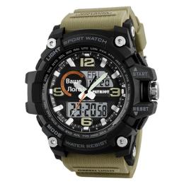 Наручний годинник Patriot 012BKKH Ваше лого + Коробка Black Khaki (1201-0194)