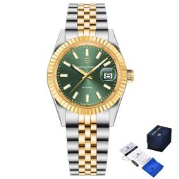 Наручний годинник Pagani Design PD-1794M Silver-Gold-Green (1138-0240)
