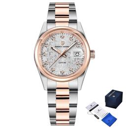 Наручний годинник Pagani Design PD-1794M Silver-Rose Gold-White (1138-0236)