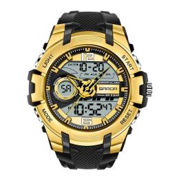 Наручний годинник Sanda 6015 Black-Gold (1044-0112)