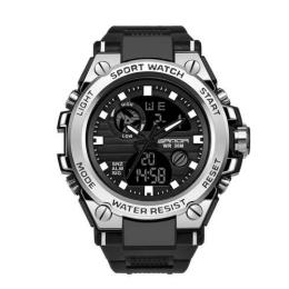 Наручний годинник Sanda 739 Black-Silver (1044-0008)