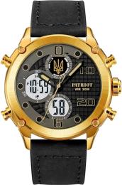 Наручний годинник Patriot 017GDBK Тризуб золото Gold Black (1201-0350)