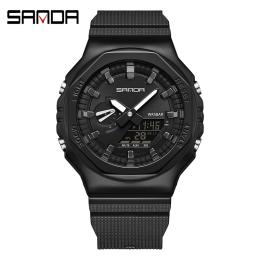 Наручний годинник Sanda 3167 Black (1044-0093)