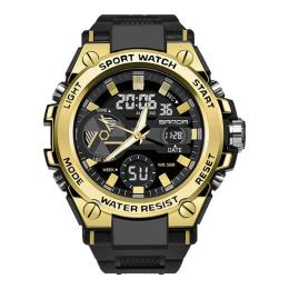 Наручний годинник Sanda 3311 Black-Gold (1044-0119)