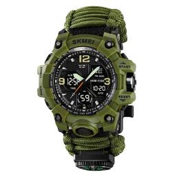 Наручний годинник Skmei 1155BNAG Army Green (1080-2538)