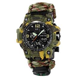 Наручний годинник Skmei 1155BNCMGN Camo Green (1080-2537)