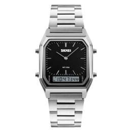 Наручний годинник Skmei 1220SIBK Silver Black (1080-1754)
