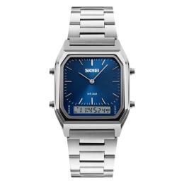 Наручний годинник Skmei 1220SIBU Silver Blue (1080-2002)