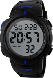 Наручний годинник Skmei 1068BU Black Blue Black-Blue (1080-1009)