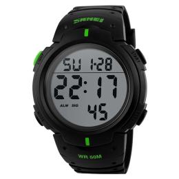Наручний годинник Skmei 1068GN Black Green Black-Green (1080-1010)