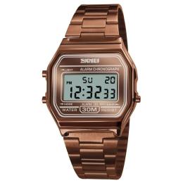 Наручний годинник Skmei 1123CG Coffee Gold (1080-1085)