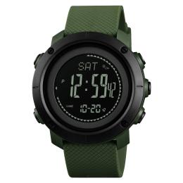 Наручний годинник Skmei 1427AG + Compass Army Green (1080-0842)