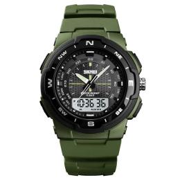 Наручний годинник Skmei 1454AG Army Green (1080-1510)