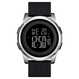 Наручний годинник Skmei 1502SI Black Silver (1080-0667)