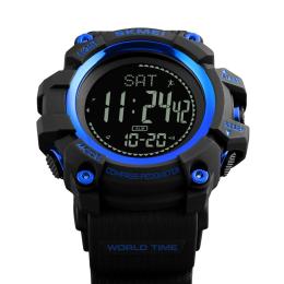 Наручний годинник Skmei 1356BU Compass Black Blue (1080-1058)