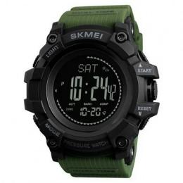Наручний годинник Skmei 1358AG Smart Watch Compass Army Green (1080-0839)
