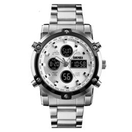 Наручний годинник Skmei 1389SI Silver Black (1080-0244)
