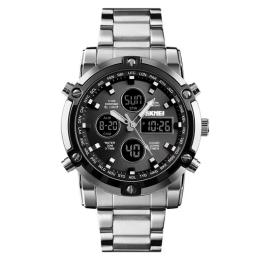 Наручний годинник Skmei 1389SIBK Silver Black (1080-0245)
