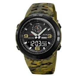 Наручний годинник Skmei 1655CMGNBK Camo Green-Black (1080-2297)