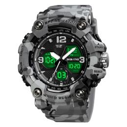 Наручний годинник Skmei 1742 Gray Military (1080-0790)
