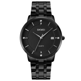 Наручний годинник Skmei 1801SBK Black Mesh Band Lady Big Size (1080-1658)
