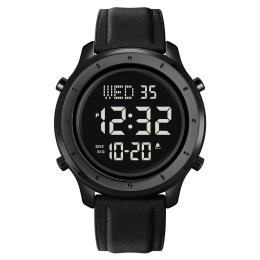Наручний годинник Skmei 1864LBKBK Leather Black (1080-1236)