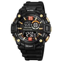 Наручний годинник Skmei 2018GDBK Gold Black (1080-1955)