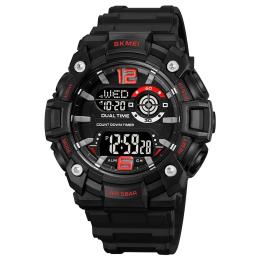 Наручний годинник Skmei 2018RDBK Red Black (1080-2039)